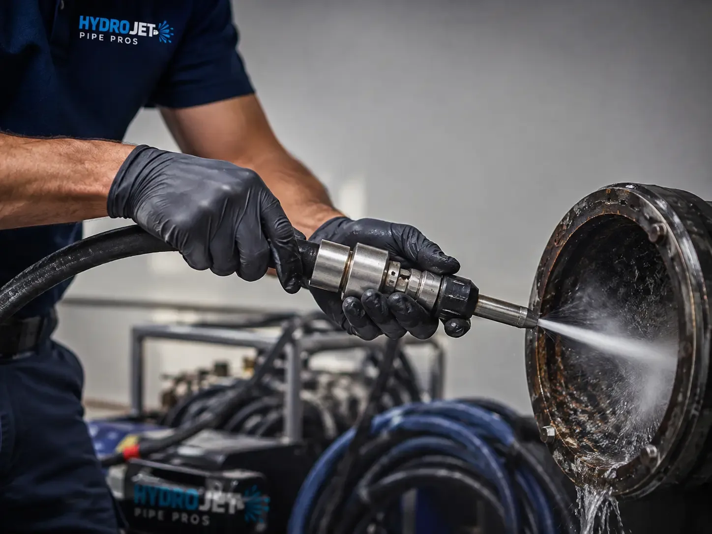 Hydro Jet Pipe Descaling in Romance, AR